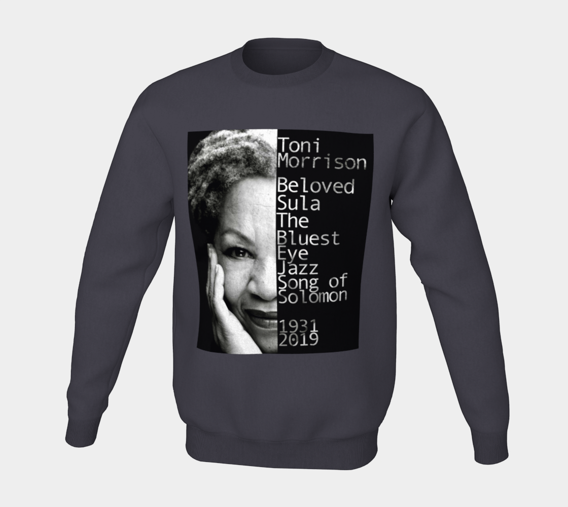 Toni Morrison Gray Sweatshirt Miniature #6