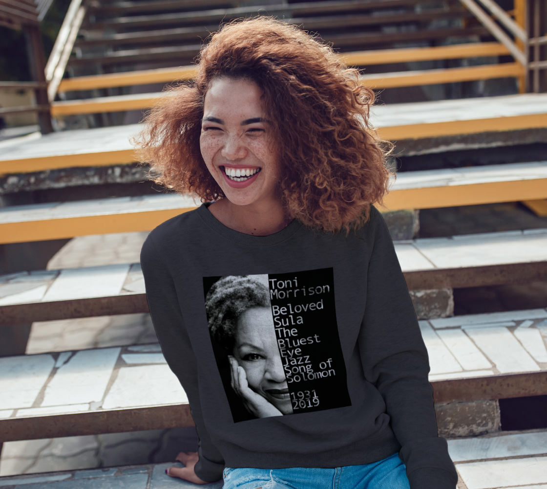 Aperçu de Toni Morrison Gray Sweatshirt #3