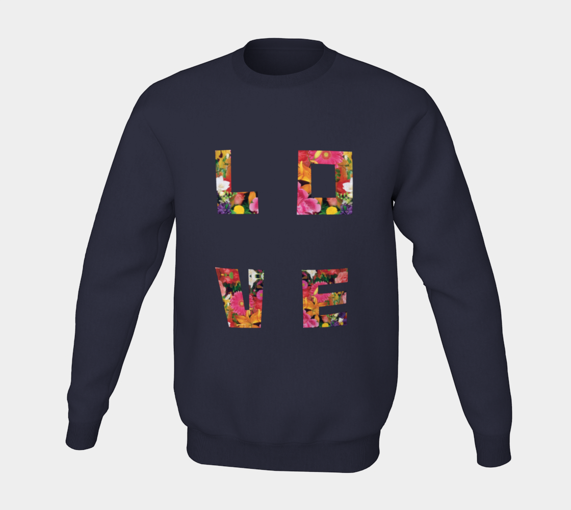 Aperçu de LOVE Sweatshirt - Navy #5