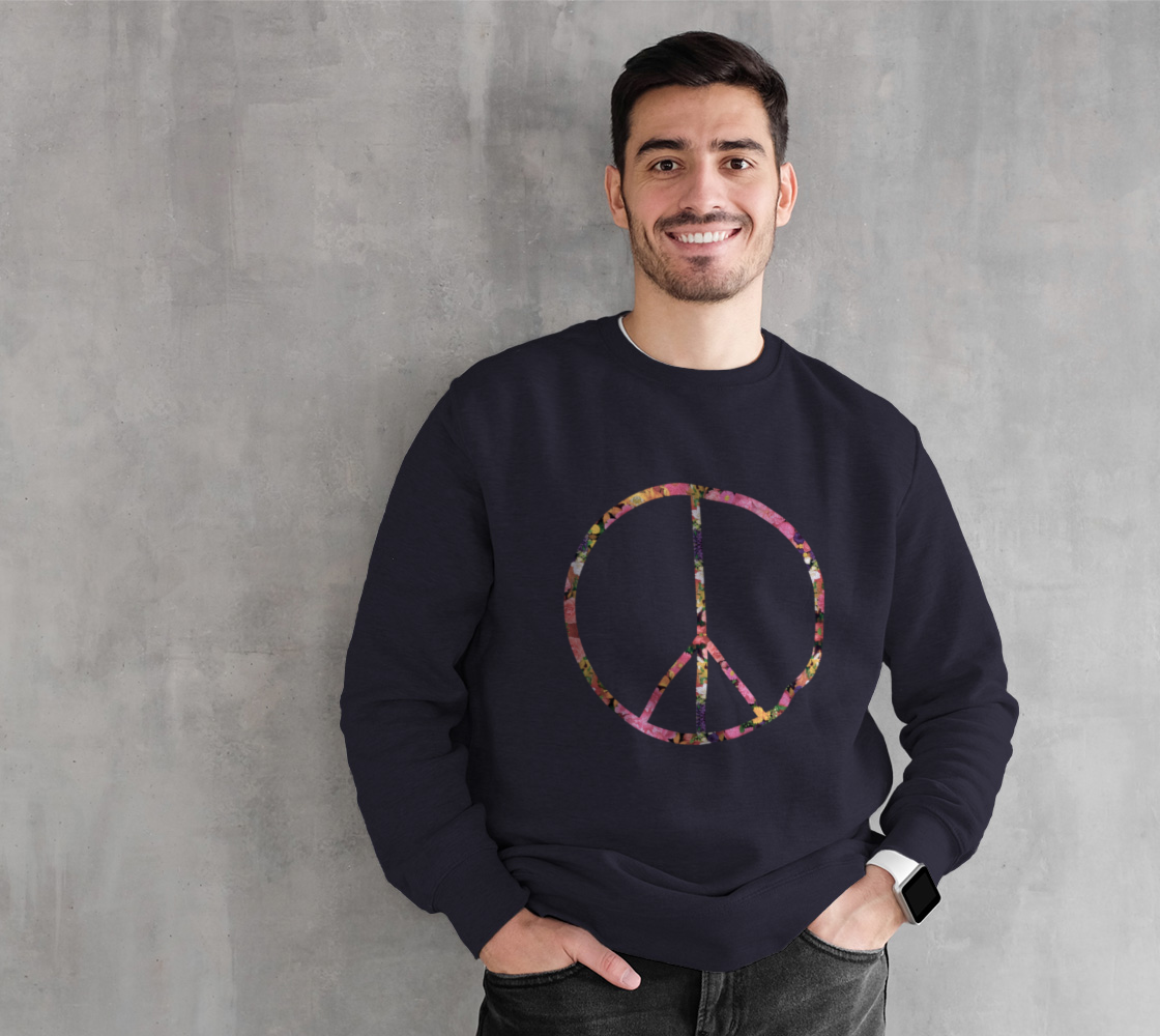 Aperçu de Peace Flower Sweatshirt