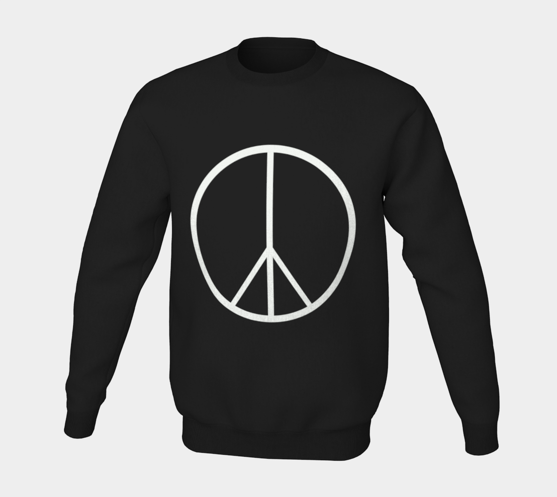Aperçu de Peace Sign Sweatshirt #5