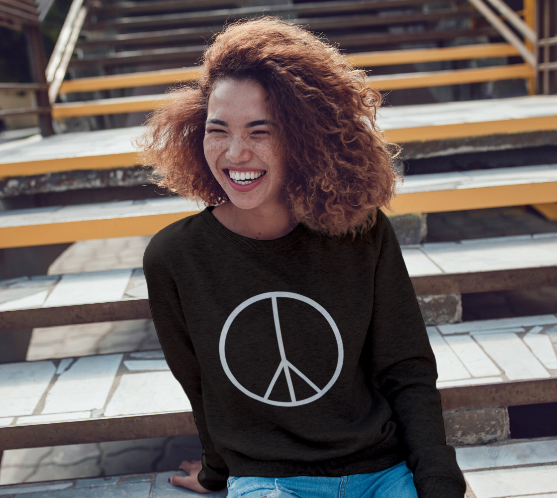 Aperçu de Peace Sign Sweatshirt #3