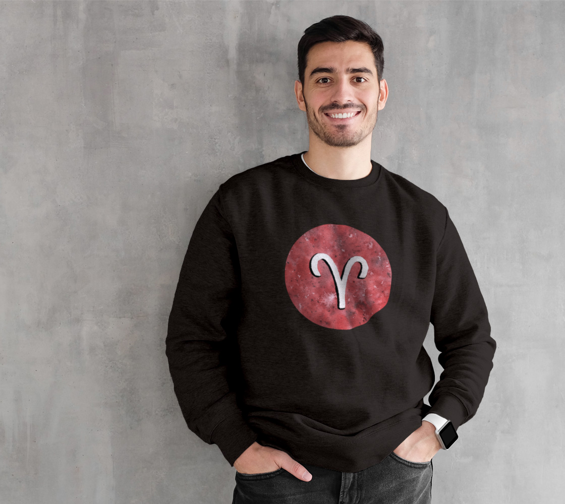 Aries astrological sign Crewneck Sweatshirt preview