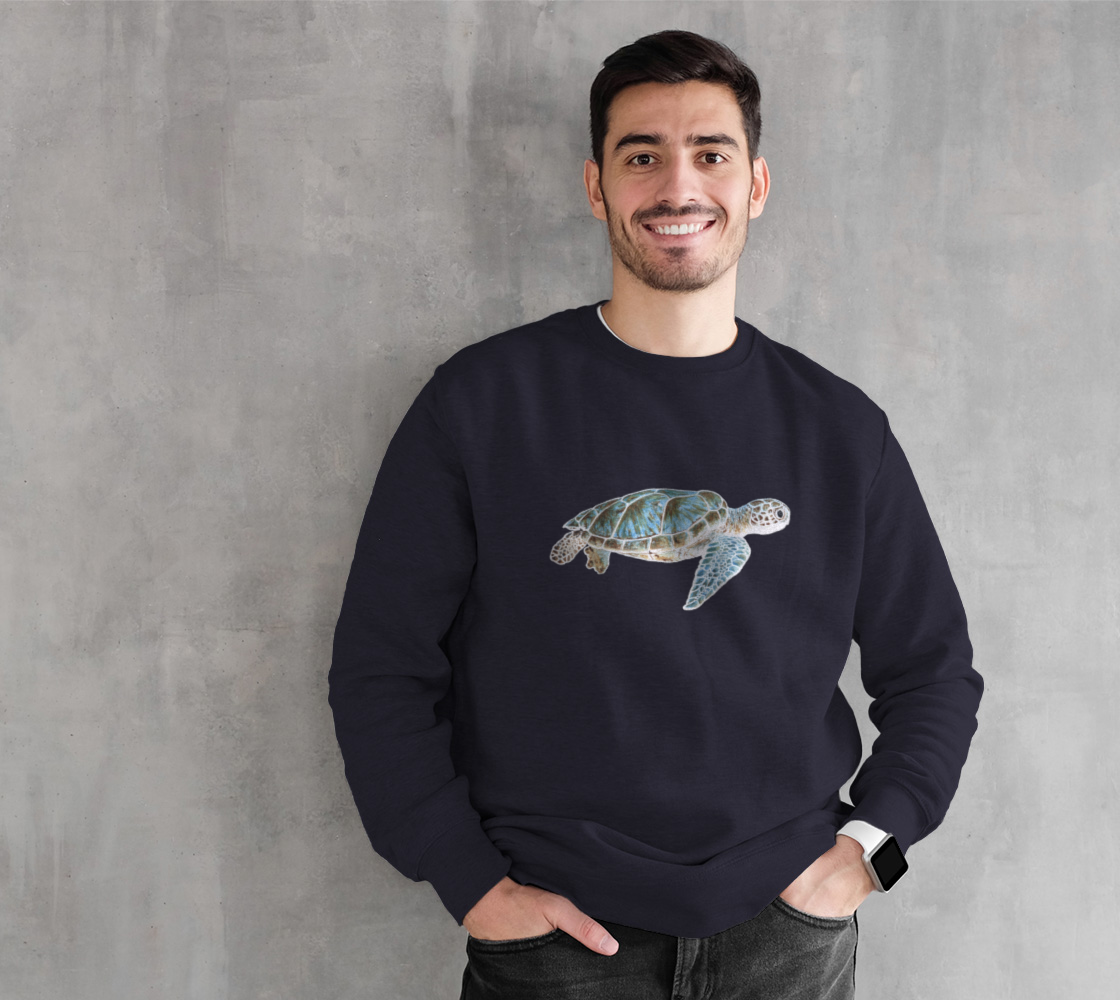 Sea turtle underwater Crewneck Sweatshirt preview