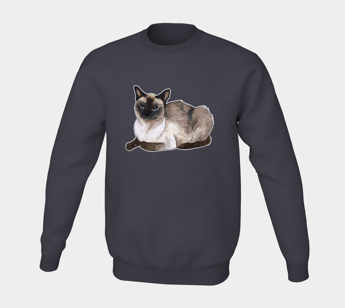 Siamese cat Crewneck Sweatshirt preview #5
