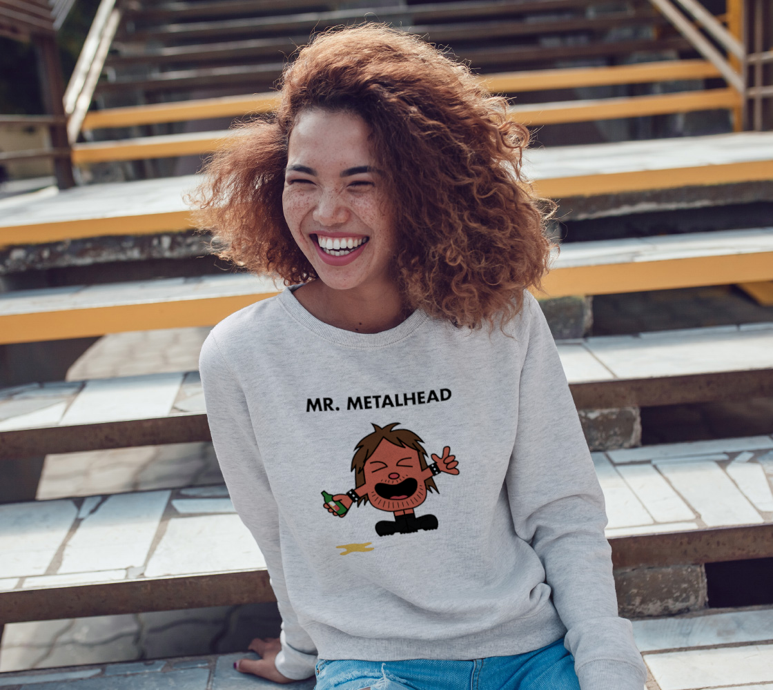 Mr. Metalhead Crewneck Sweatshirt preview #3