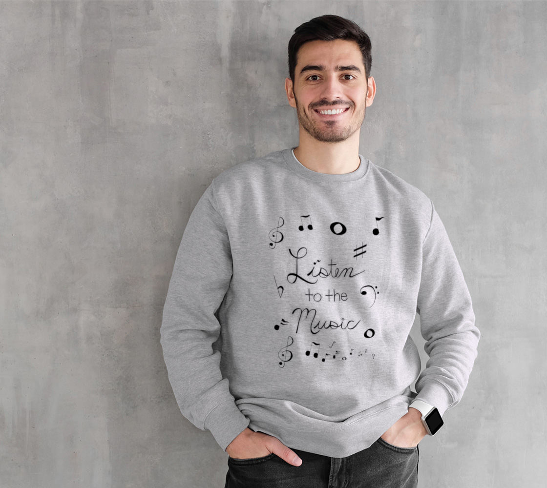Aperçu de Listen to the Music Crewneck Sweatshirt