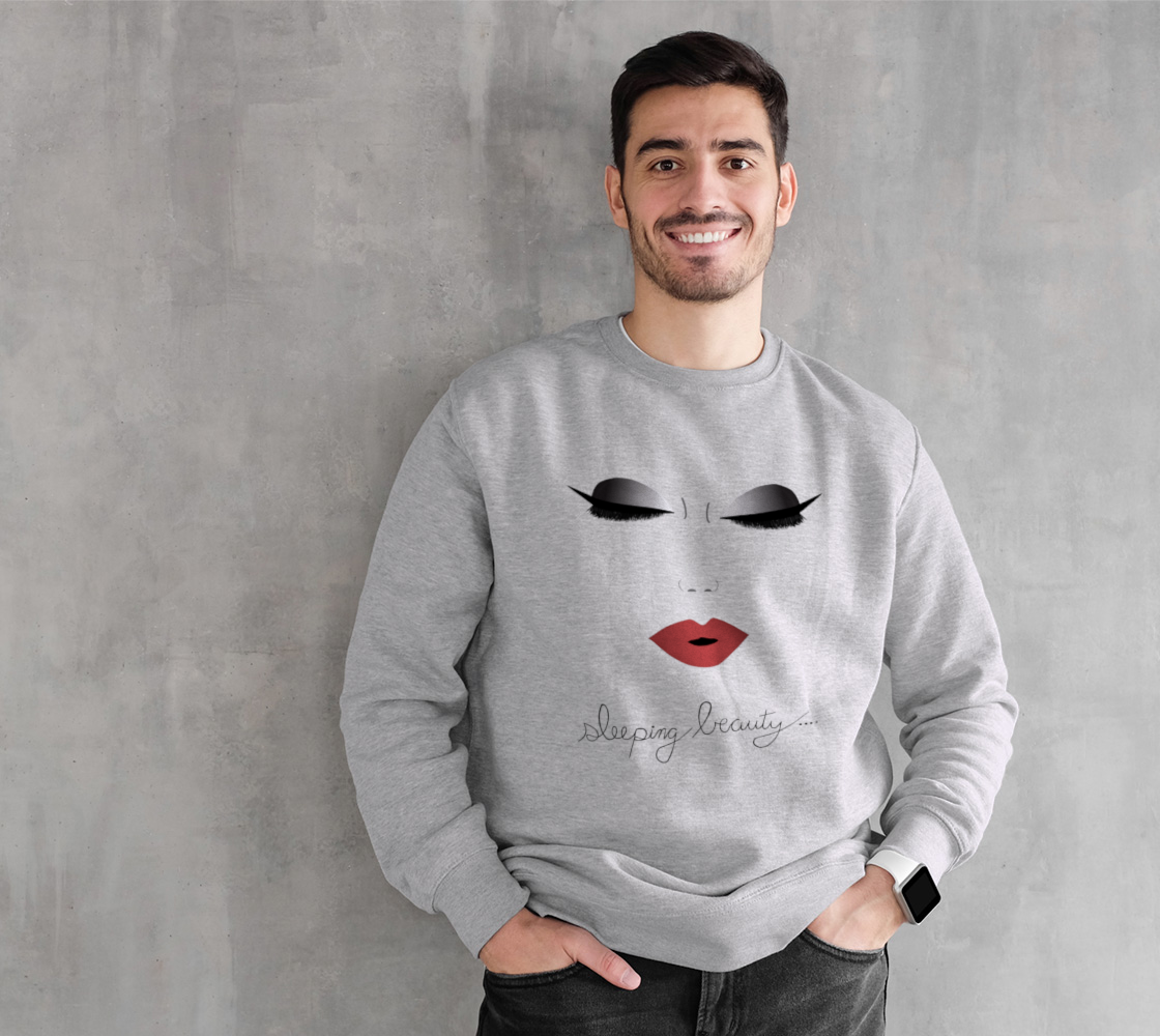 Aperçu de Sleeping Beauty Crewneck Sweatshirt #1