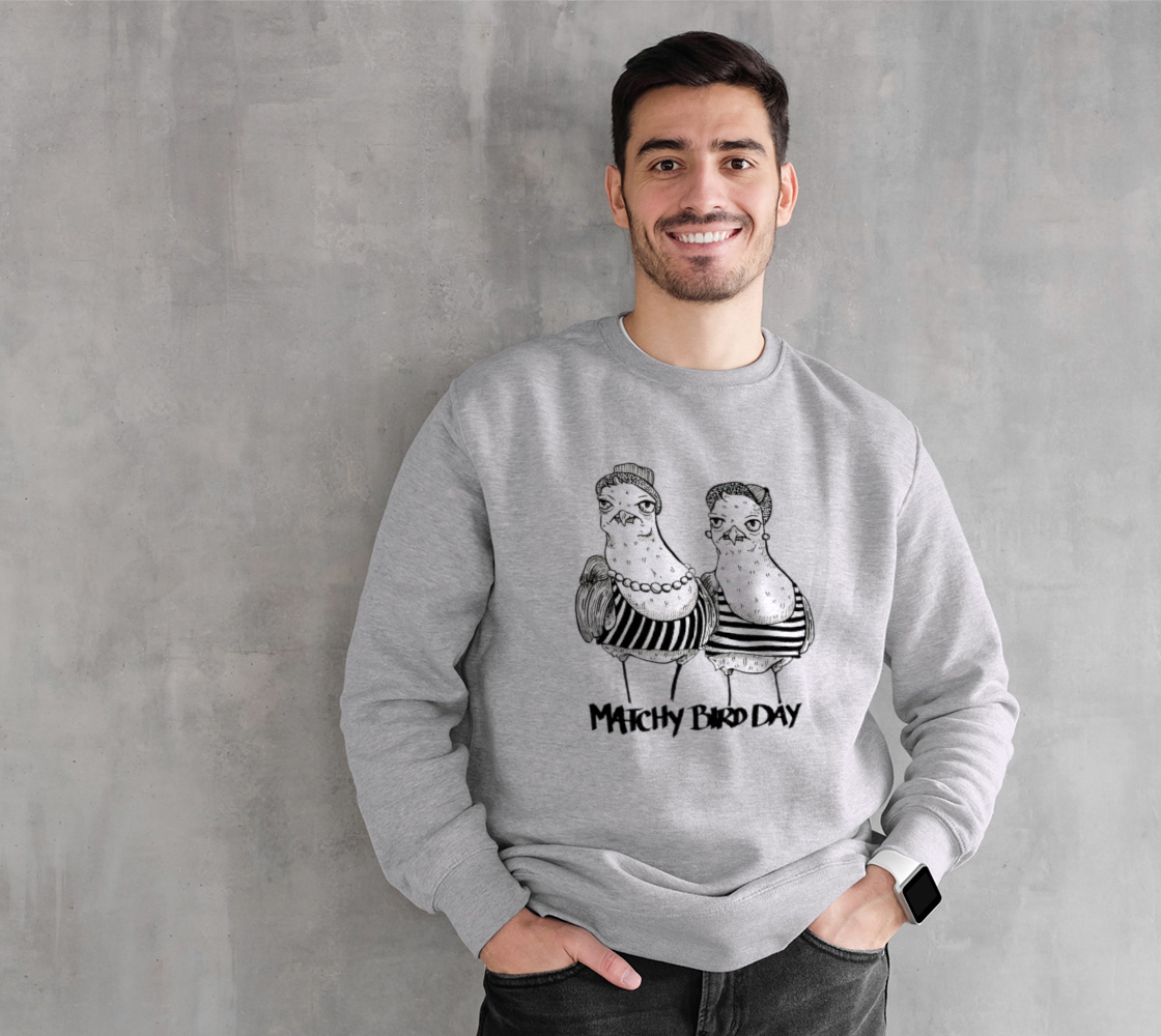 Aperçu de Matchy Bird Day Crew sweater