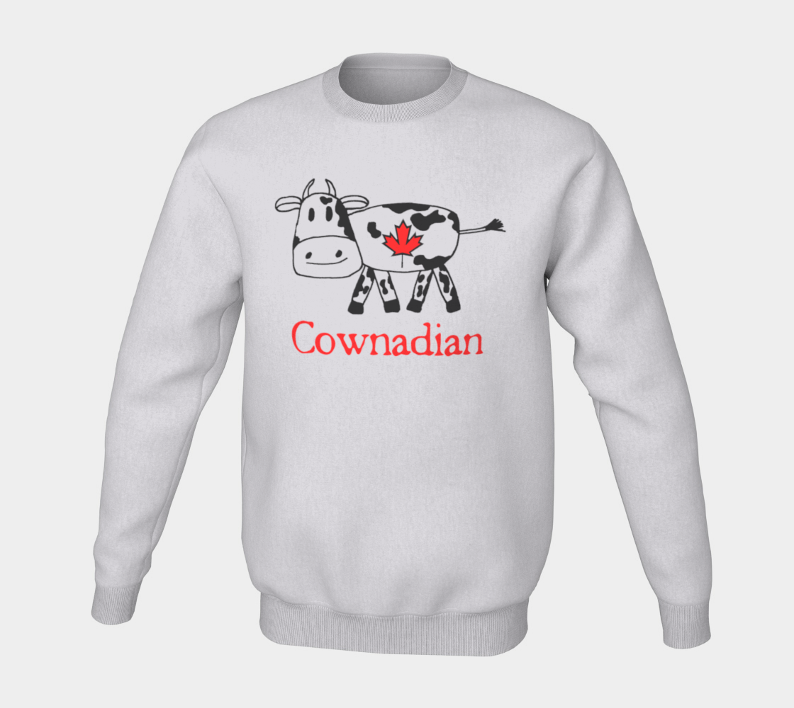 Cownadian Sweatshirt thumbnail #6