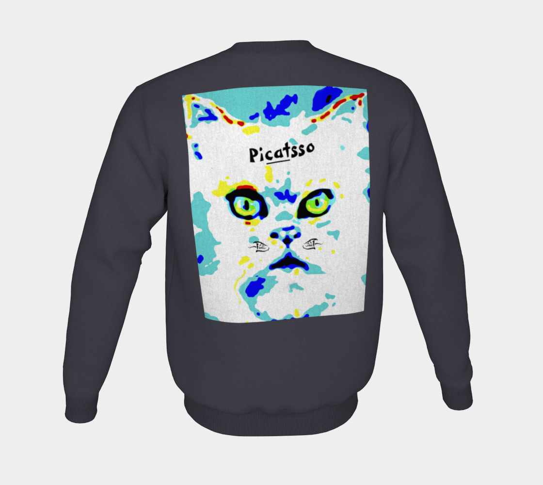 Picatsso / Offical Crazy Catnip Meme Art Sweatshirt  preview #6