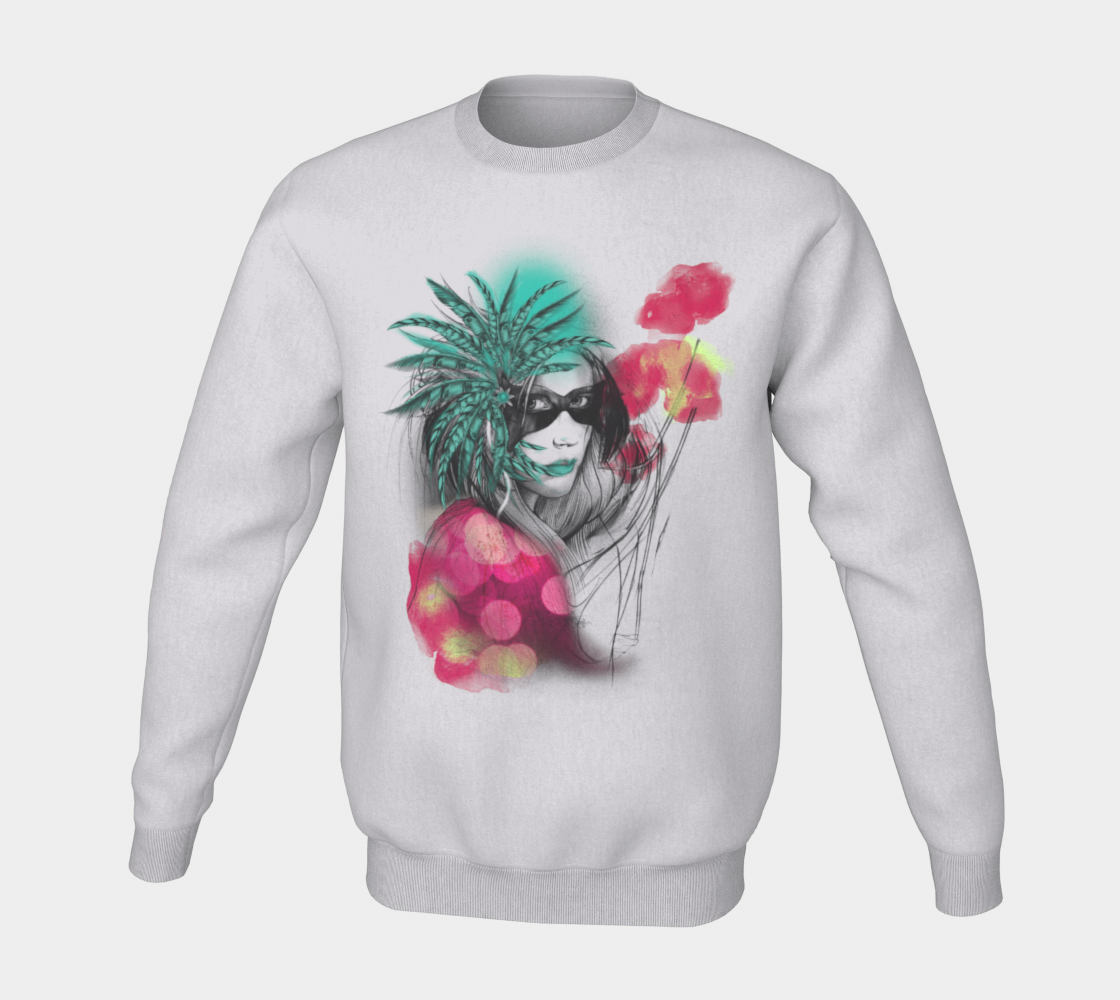 Feathered Pastel Carnival Girl preview #5