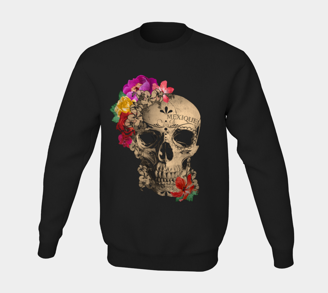 Day of the Dead Floral Skull preview #5