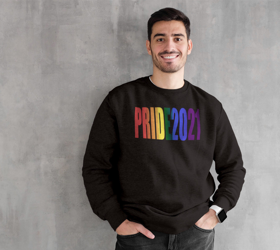 Aperçu de LGBT Rainbow Flag Typography Gay Pride 2021