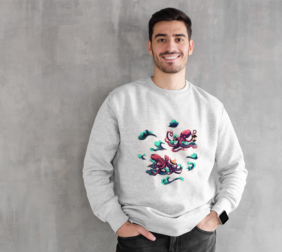 Octopus Crewneck Sweatshirt preview