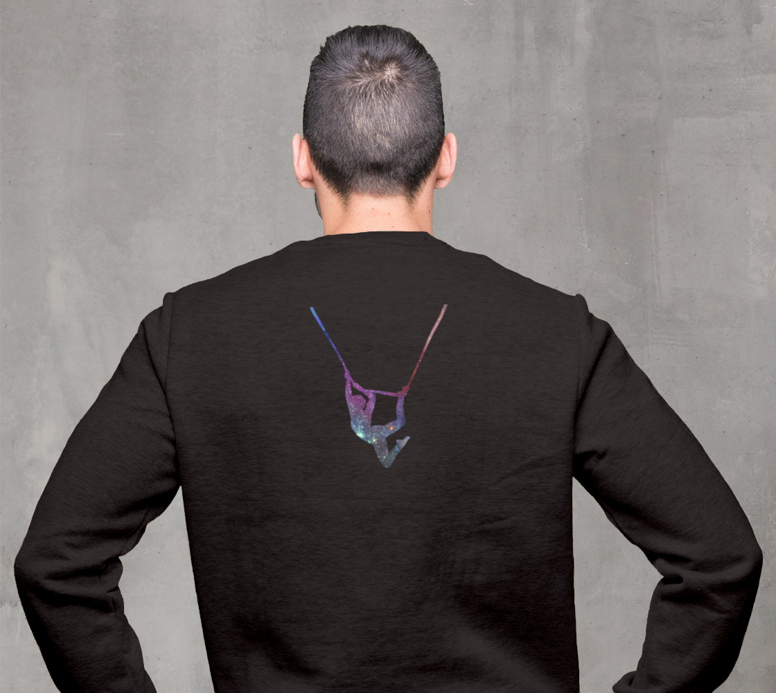 I Can Fly - What's Your Superpower? Aerial Stars Silks Sweatshirt preview #2