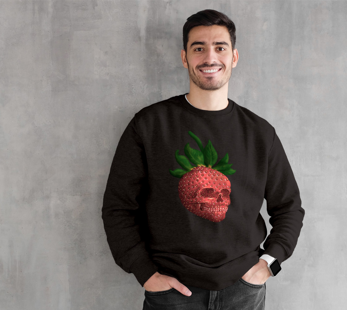 Strawberry Skull Crewneck Sweatshirt  preview