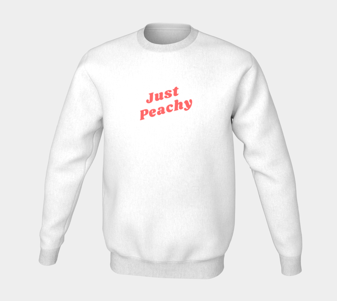 Aperçu de Just Peachy sweatshirt #5