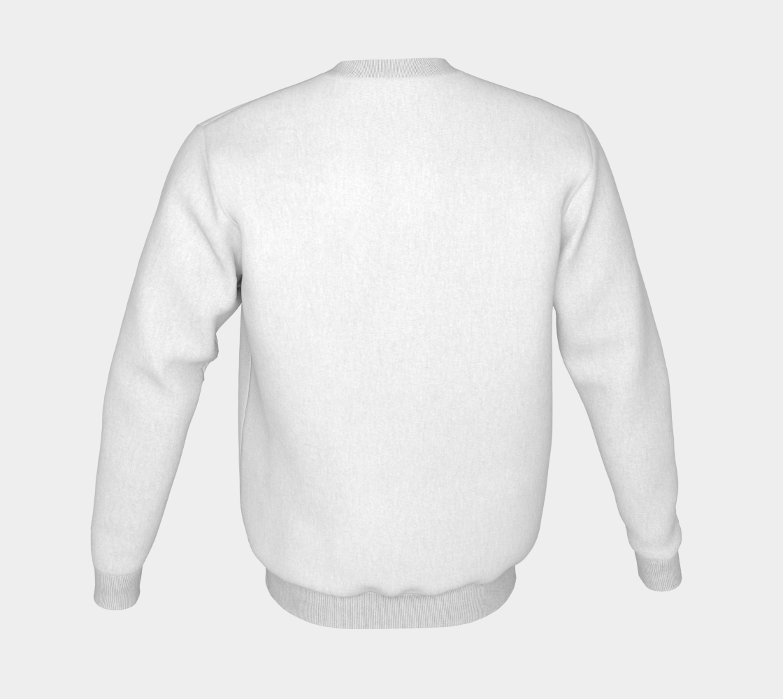 Aperçu de BLM Floral Frame White Sweatshirt #6