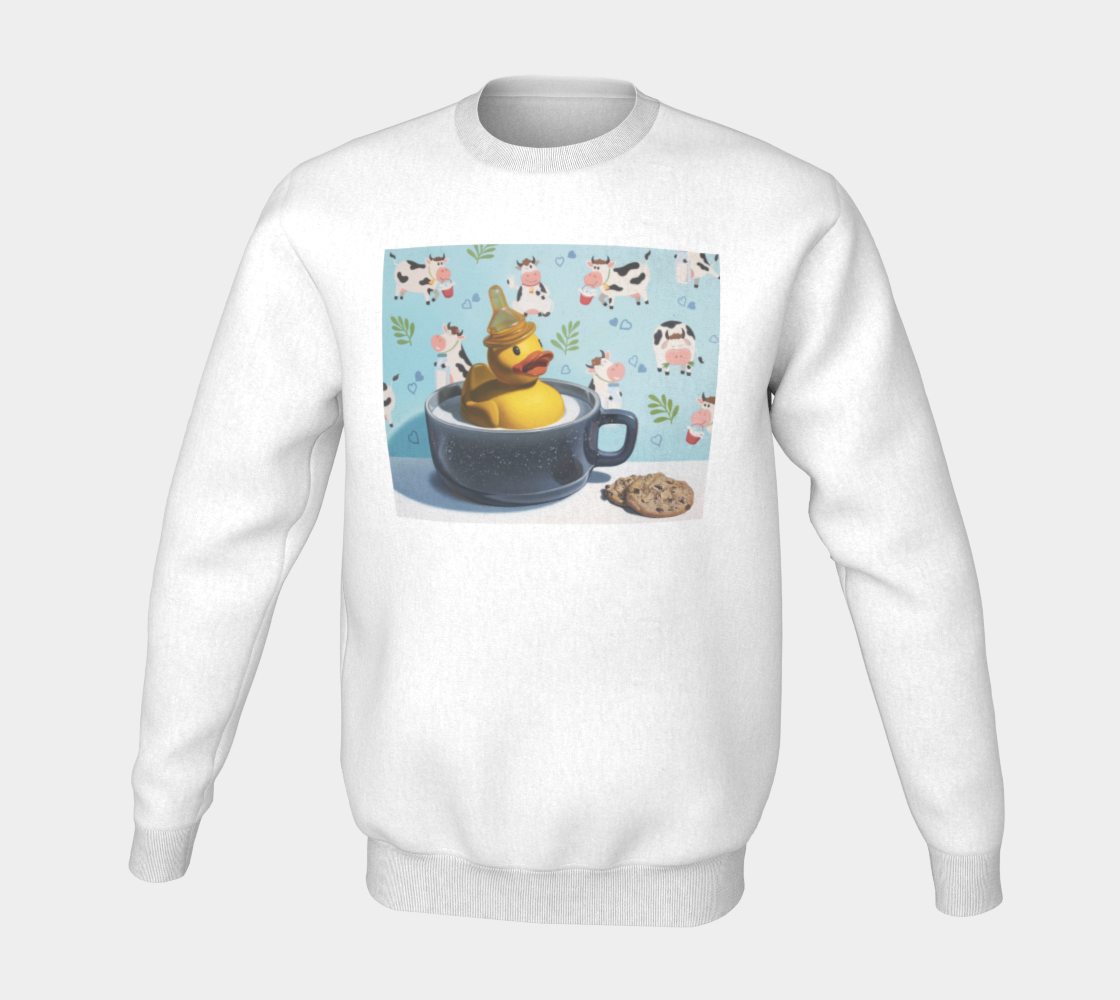 Milk Duck Crewneck Sweatshirt preview #5