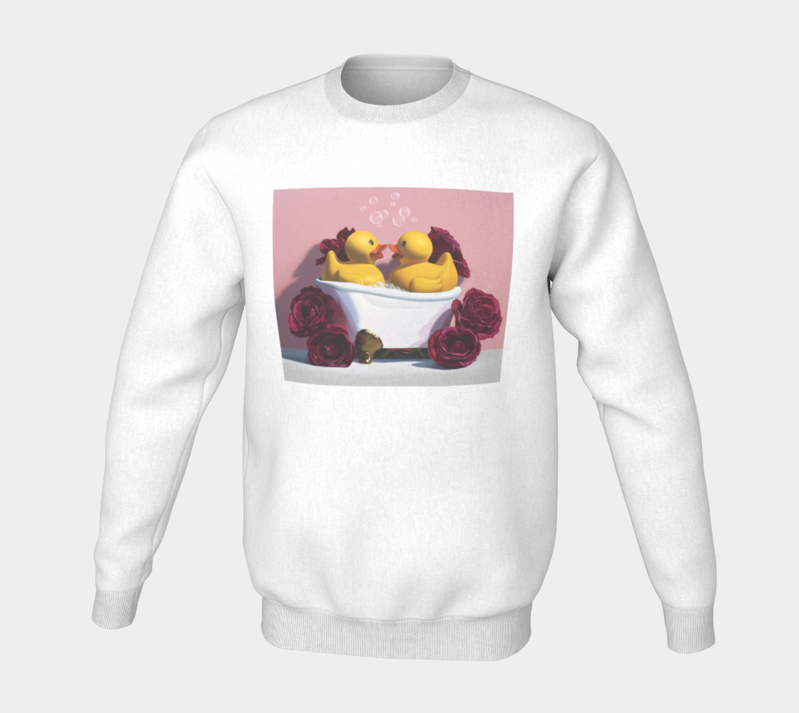 Love Birds (Pink) Crewneck Sweatshirt preview #5