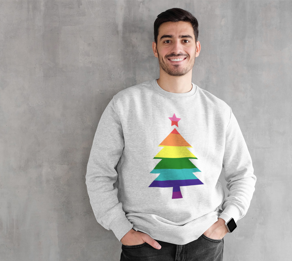 Colorful Pride Rainbow Christmas Tree preview #1