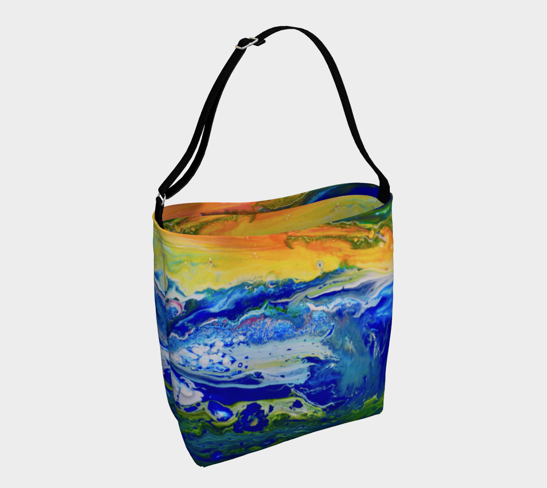Aperçu de Sunset on cosmic sea Tote Bag