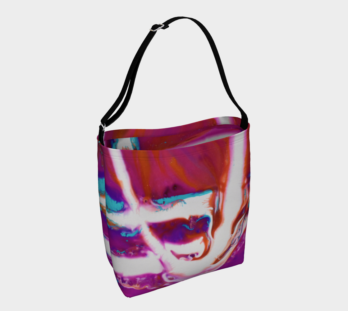 Aperçu de Powerful abstract Pink and white Tote Bag