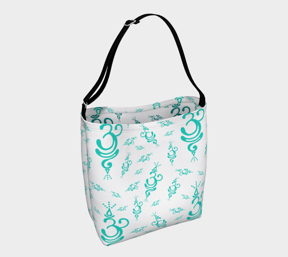 Breathe Teal Cancer Day Tote  preview