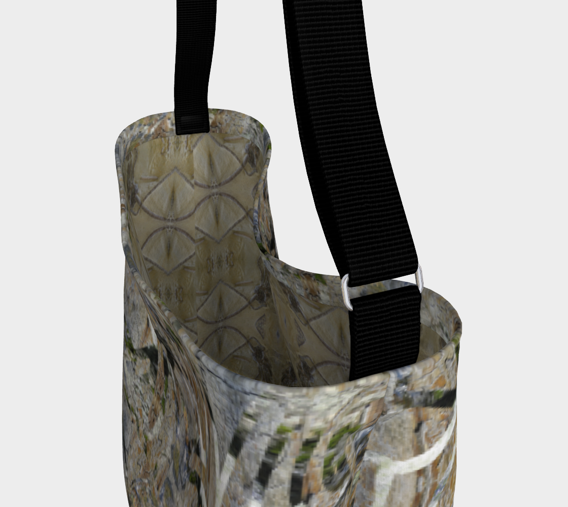 Natural Paths Day Tote with Fossil Interior preview #3