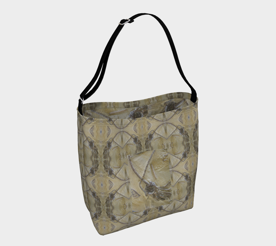 Fossil Mandala 1 Day Tote with Crinoid Interior preview