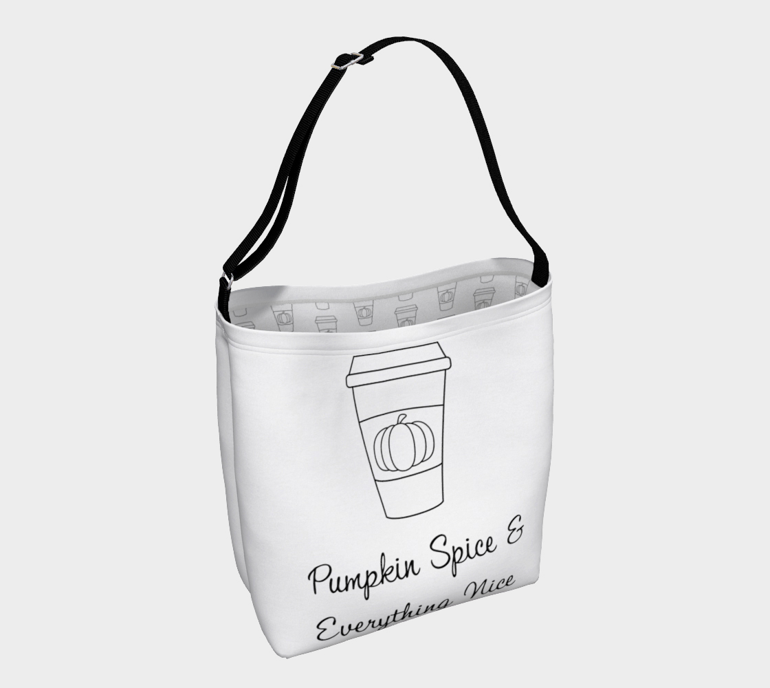 Pumpkin Spice & Everything Nice Tote Bag preview