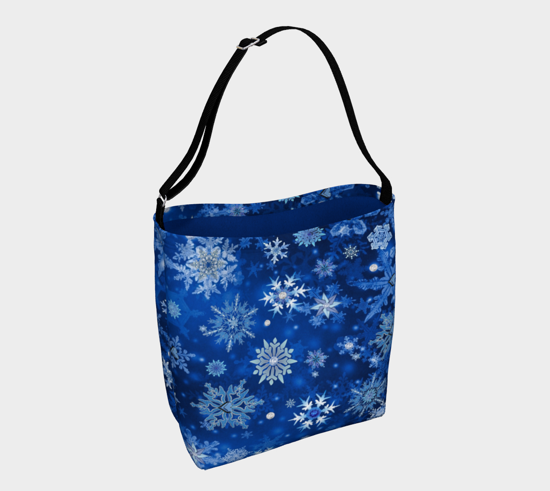 Blue Snowflakes Christmas Winter Holidays preview