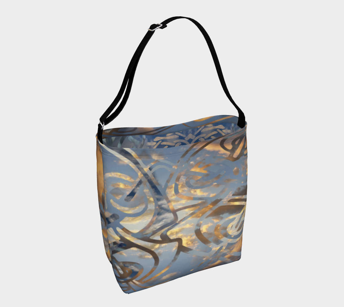 Swirling Celtic Sunset Day Tote  preview