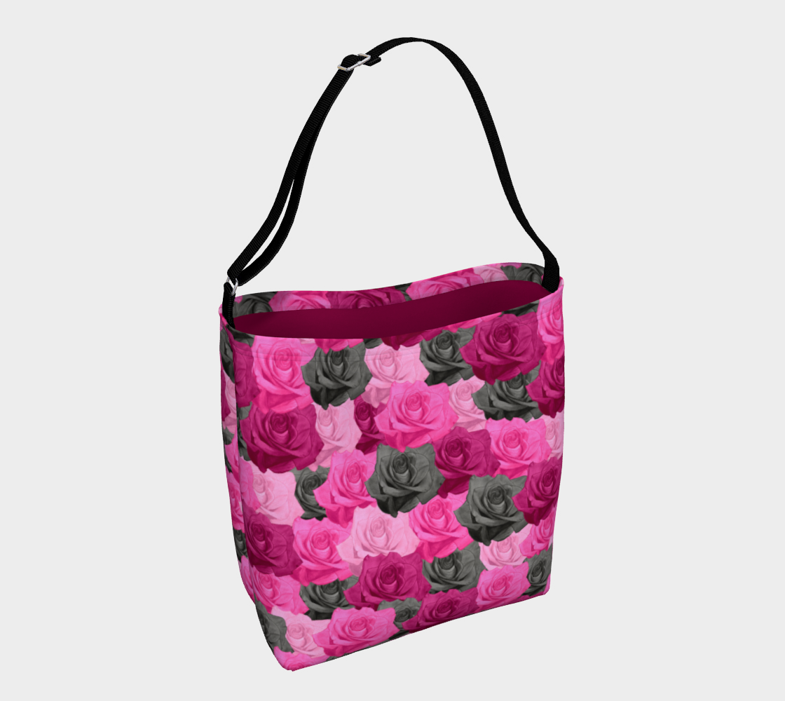 Aperçu 3D de Pink Roses Tote Bag