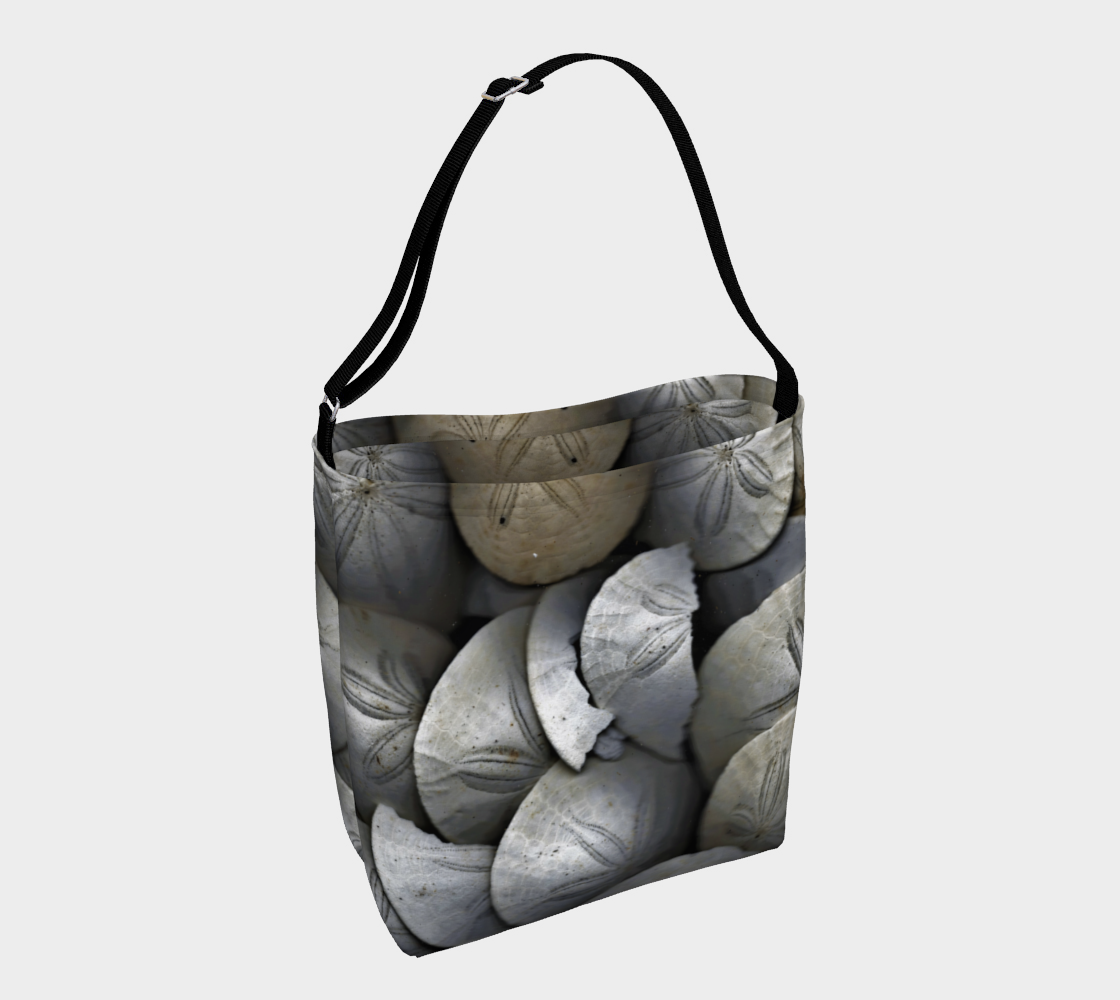 Aperçu de Day Tote*Sand Dollar Seashell*Beach Bag