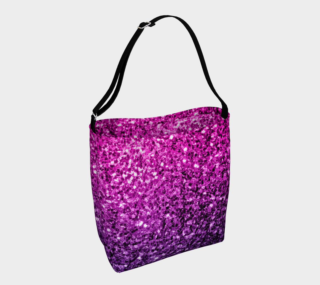 Aperçu de Beautiful Purple Pink Ombre glitter sparkles