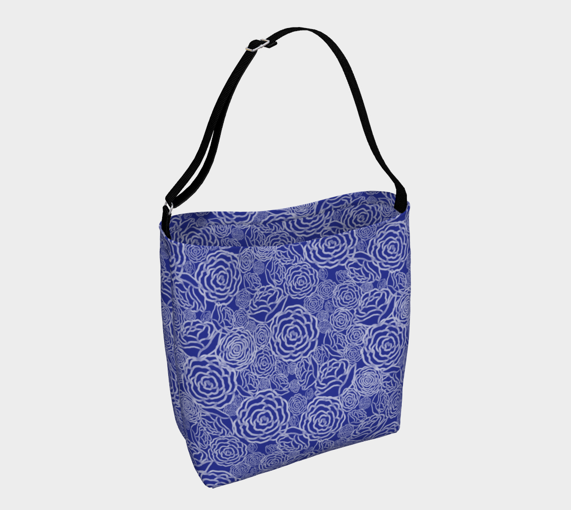 Flowery Day Tote (Blue) preview