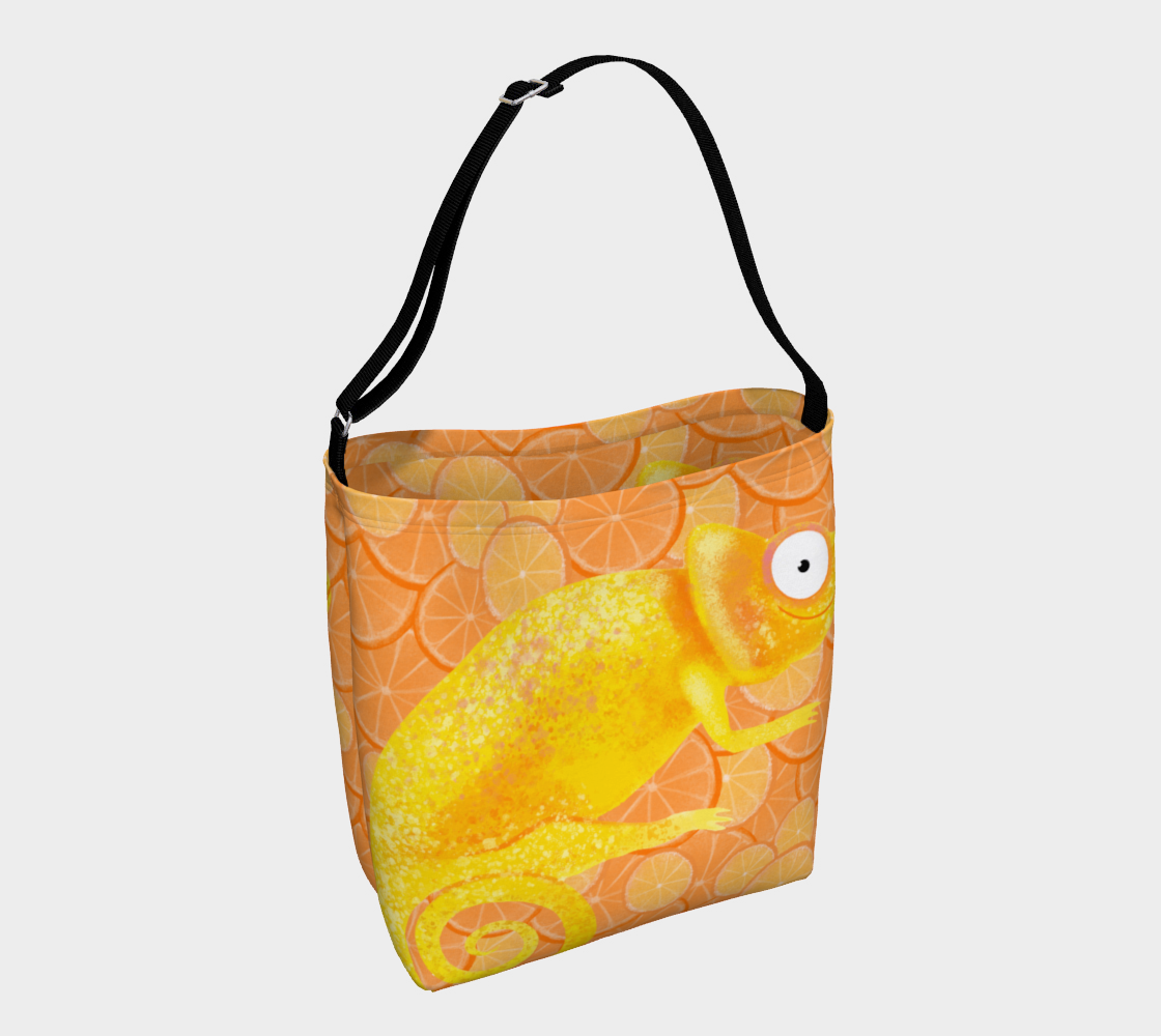 Lulu the Chameleon Day Tote (orange) preview
