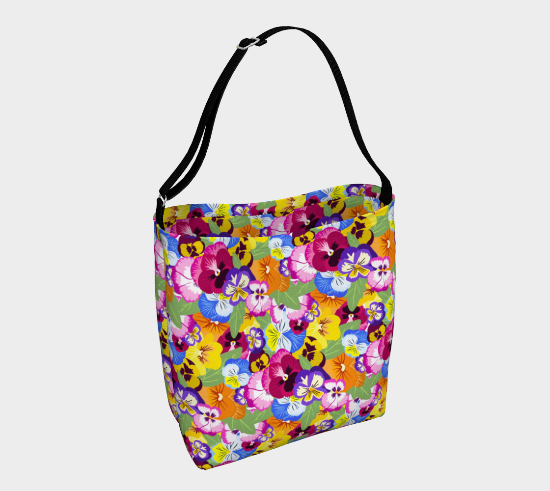 Pansies Day Tote preview #1