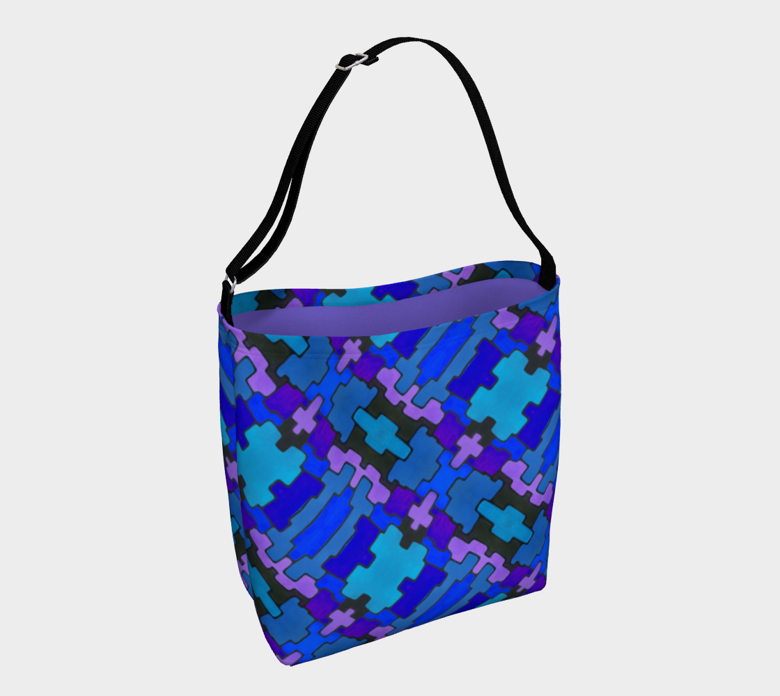 Blue Puzzlement Day Tote preview