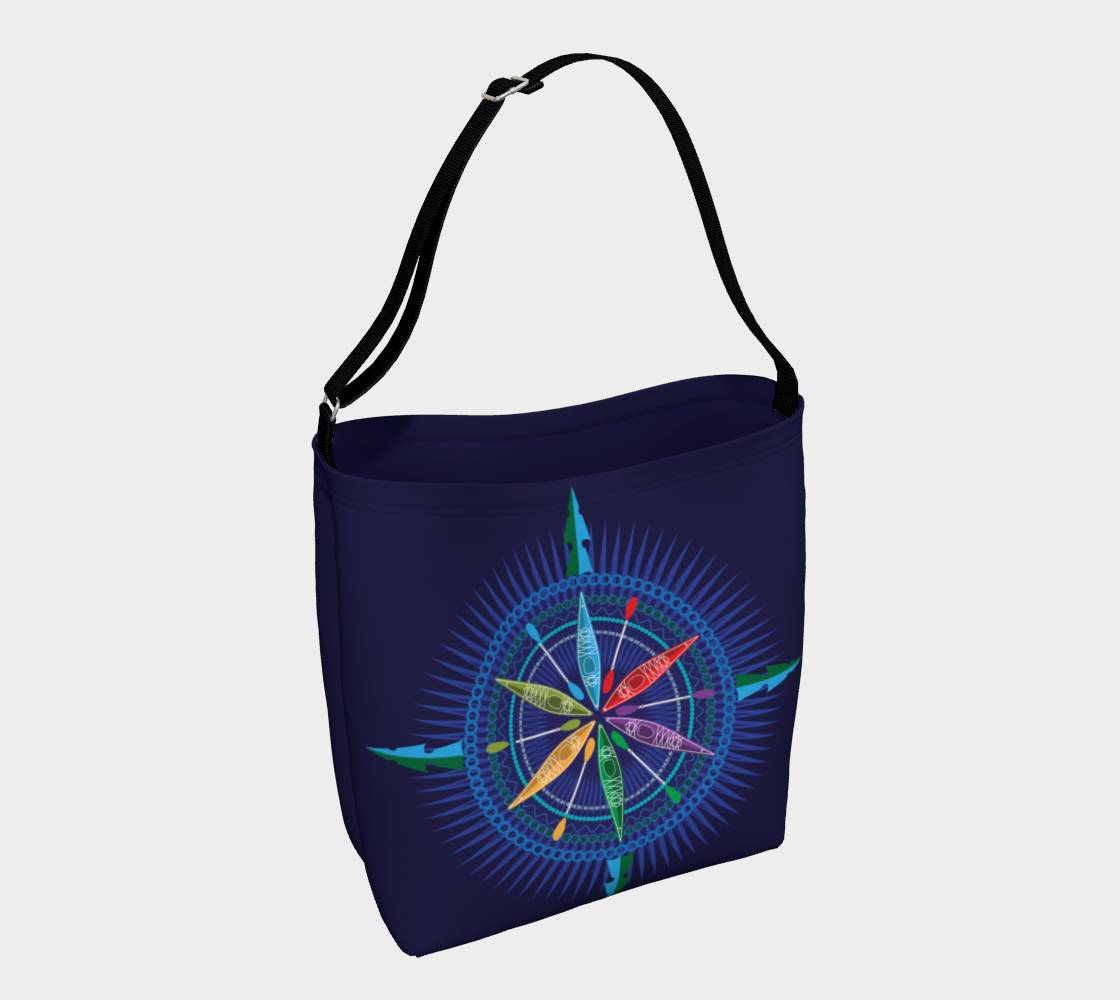 Kayak Compass Rose Day Tote preview