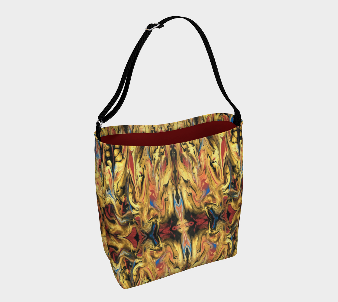 Lava Gold Day Tote 3D preview