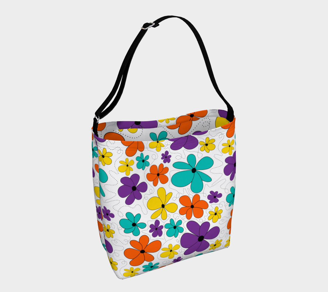 Loopy Daisies Stretch Tote preview
