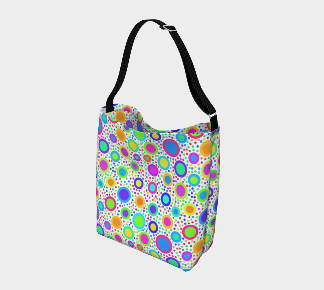 Crazy Dots Stretchy Tote preview #2
