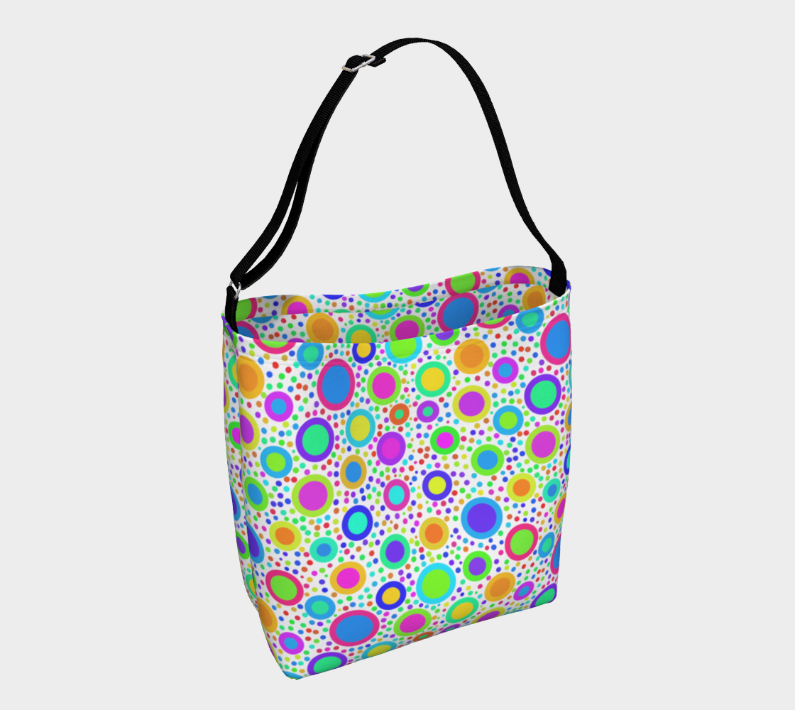 Crazy Dots Stretchy Tote preview