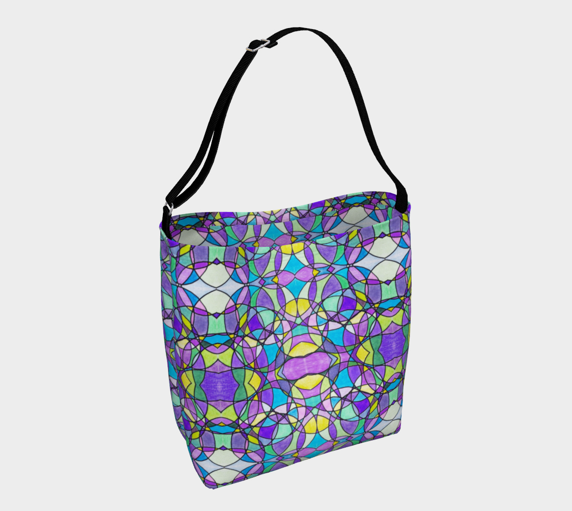Lilac Stained Glass Day Tote preview