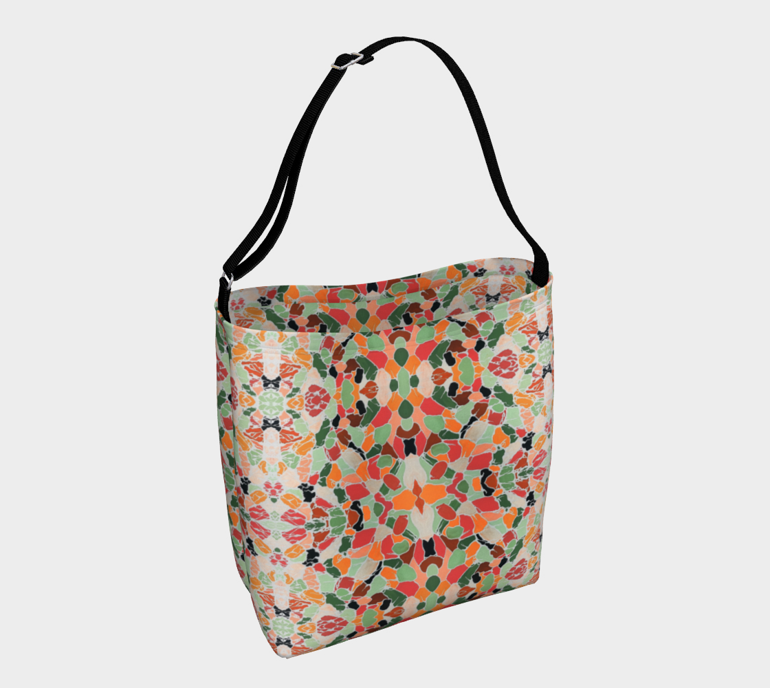 Faded Vintage Mosaic Day Tote preview