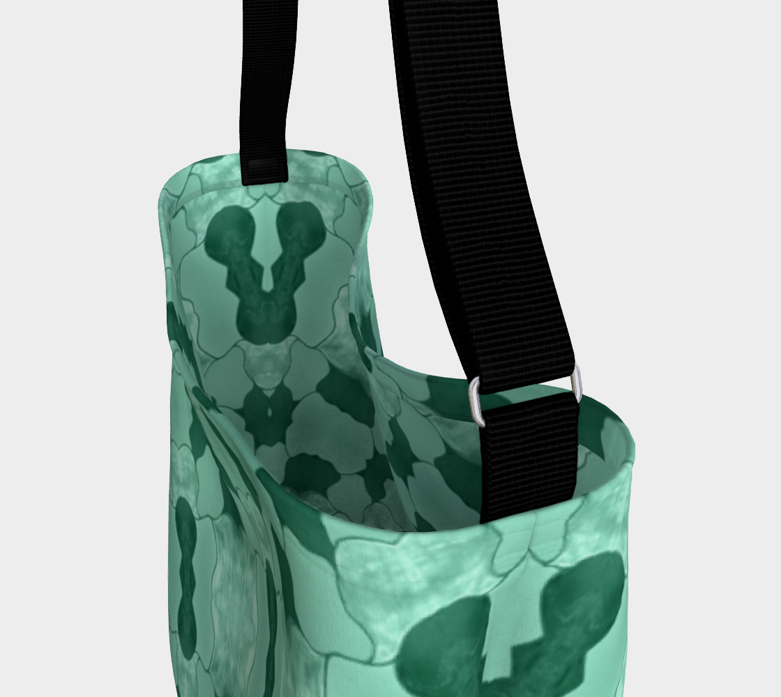 Lime Patchwork Day Tote preview #3