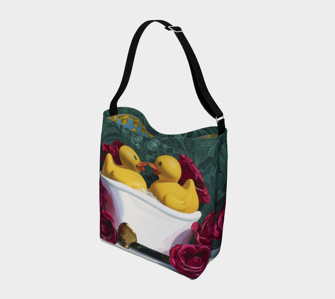 Love Birds (Green) Day Tote Bag preview #2
